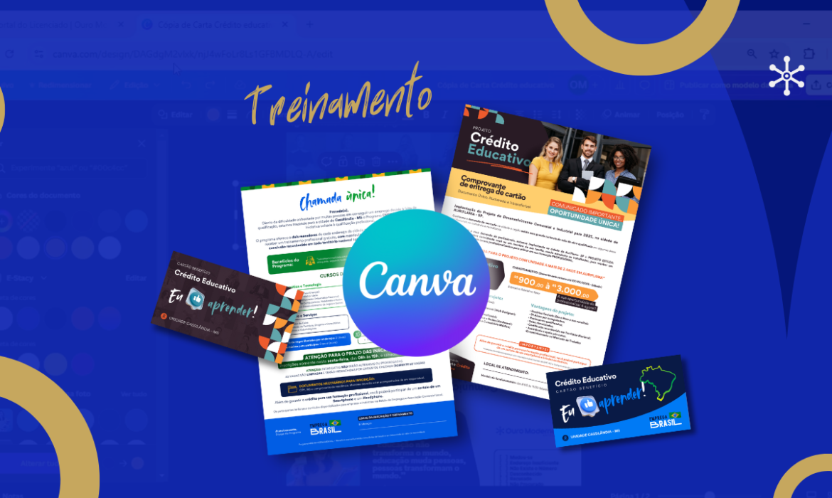 Como editar os materiais de marketing no Canva