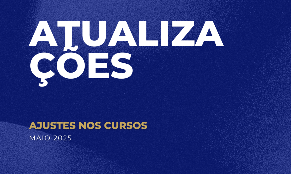 MAIO / 2025🎓 Atualização de Conteúdo